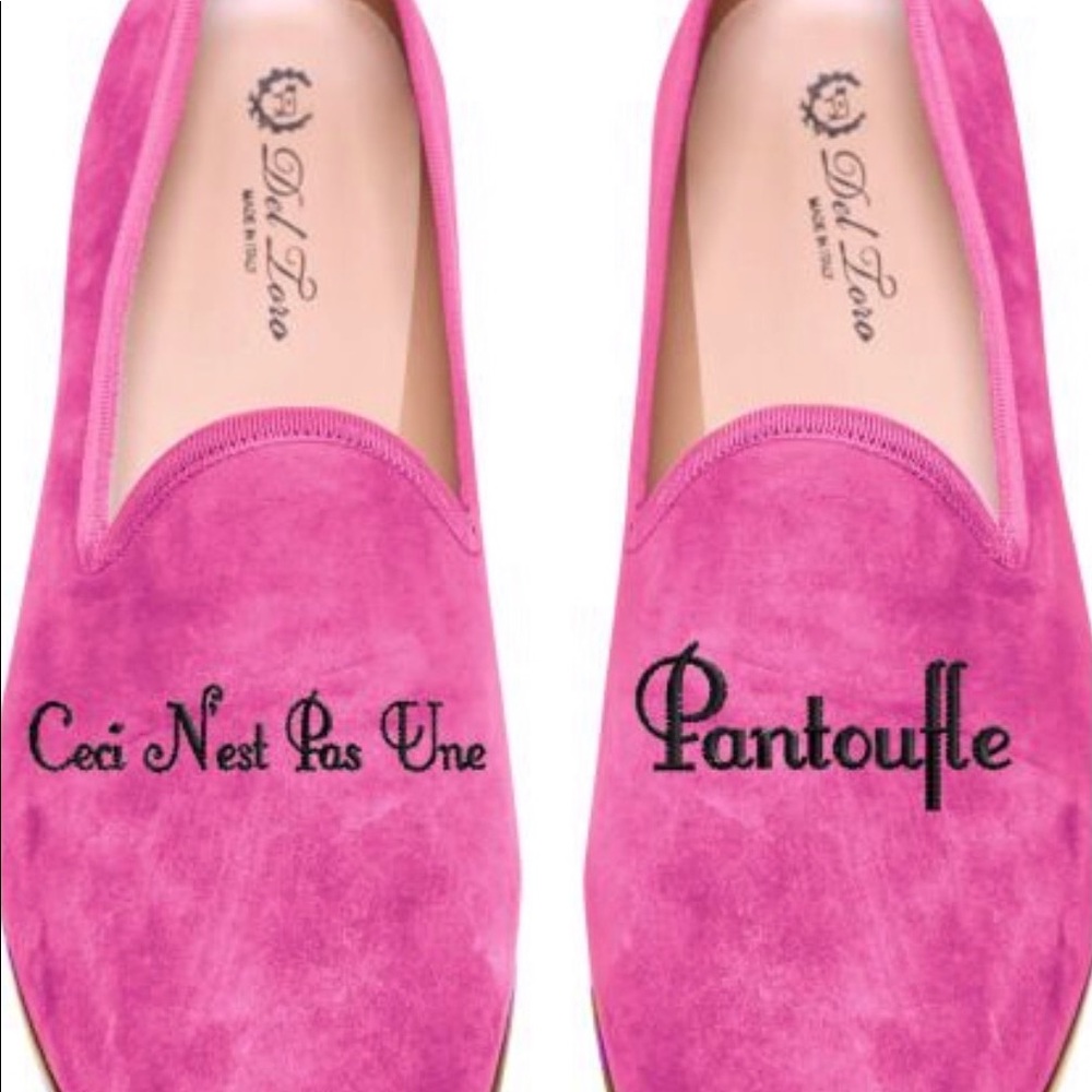 Del Toro Fuchsia Slipper Loafer Flats Shoe Size 7